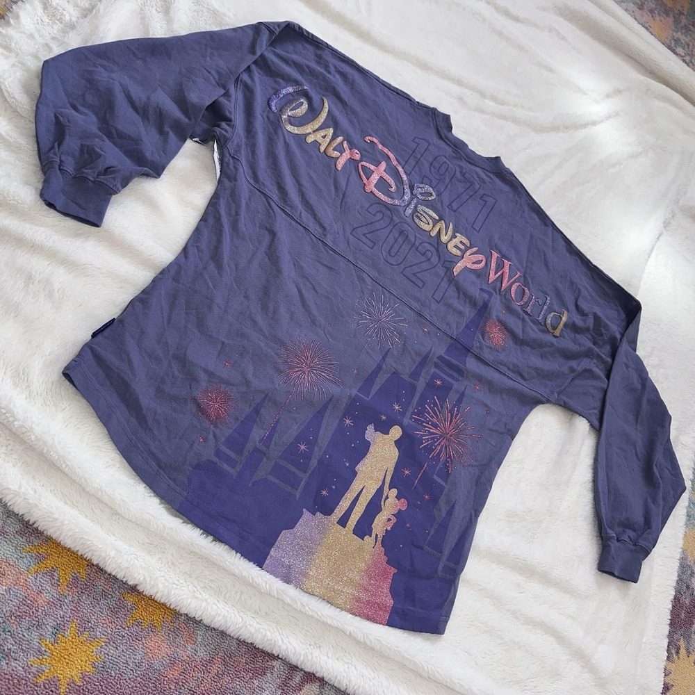 NEW Disney World 50th Anniversary Spirit Jersey Shirt S Castle 1971 2021 - Picture 7 of 11